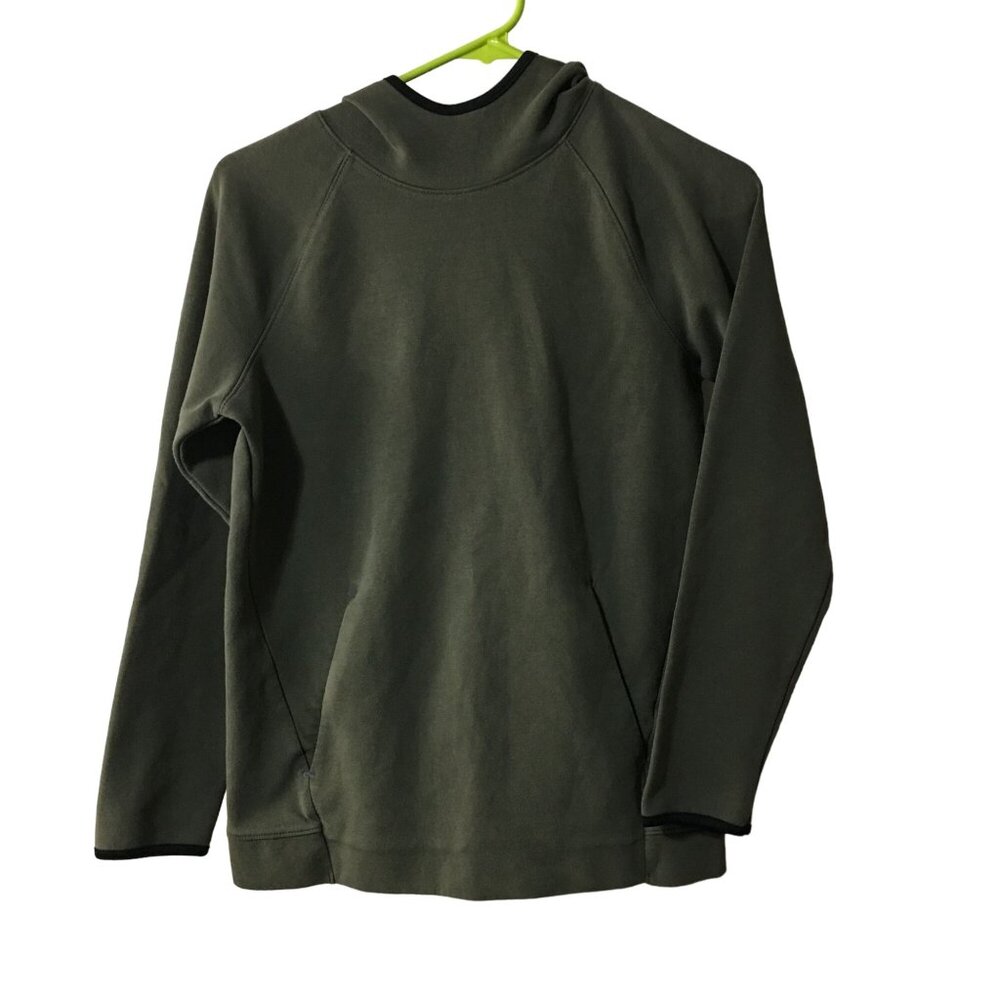 OLD NAVY ACTIVE DYNAMIC FLEECE 4-WAY STRETCH GREEN HOODIE WOMENS XL (14-16)